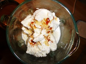 Ice Cream and Vanilla Extract