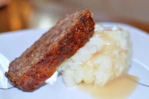 Sweet Heat Meatloaf with Mashed Potatoes